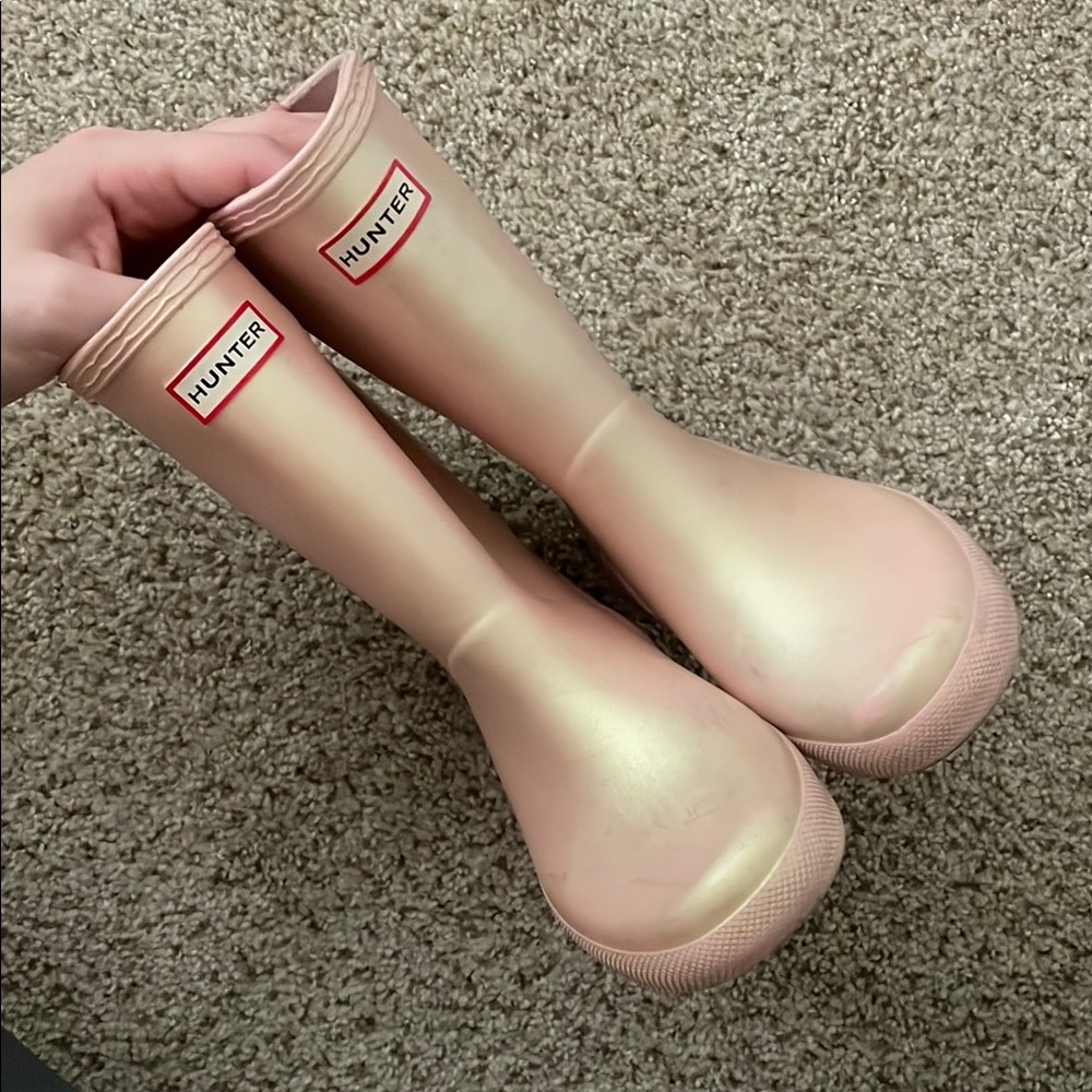 Hunter Pink Rain Boots